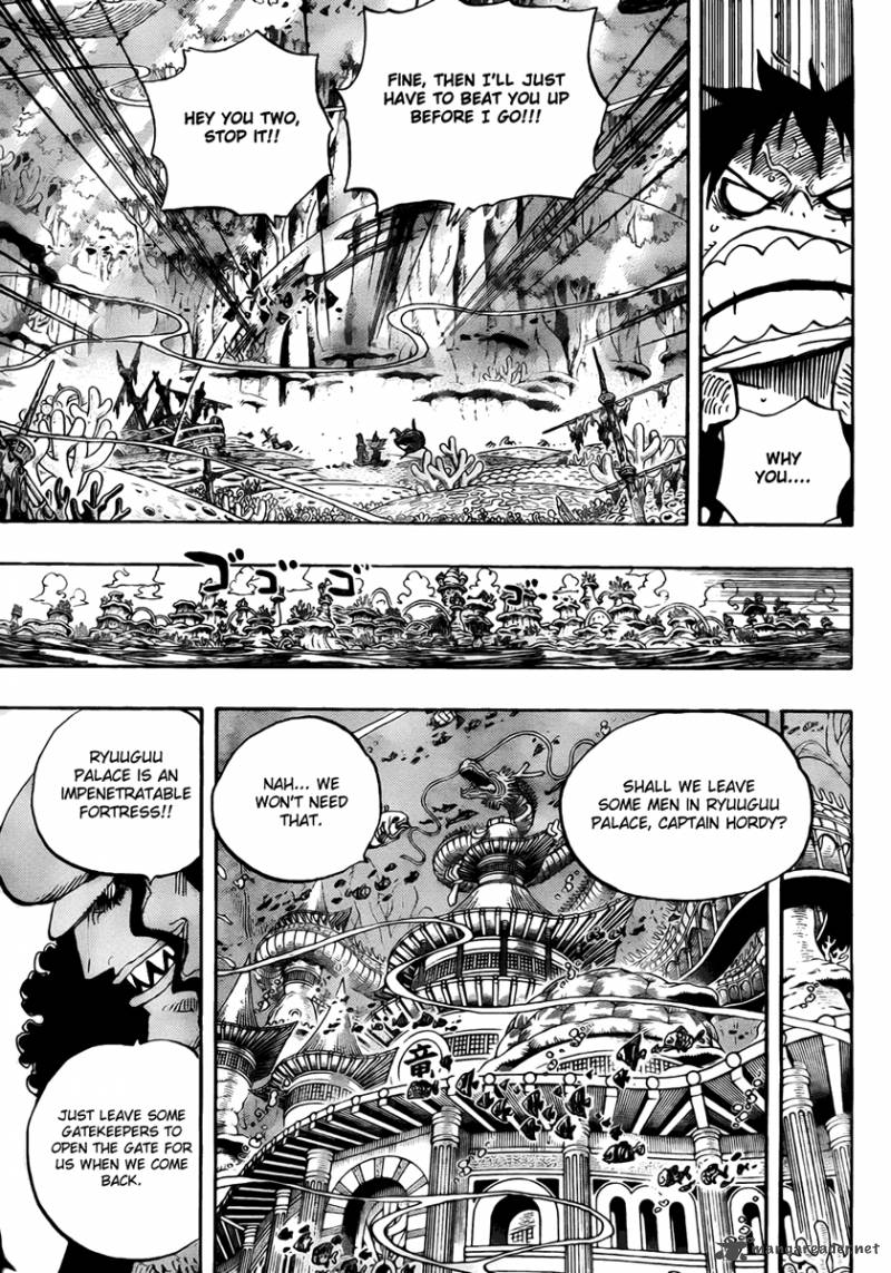 One Piece Chapter 629 page 12 - Chapter 629: Former Warlord in the Way