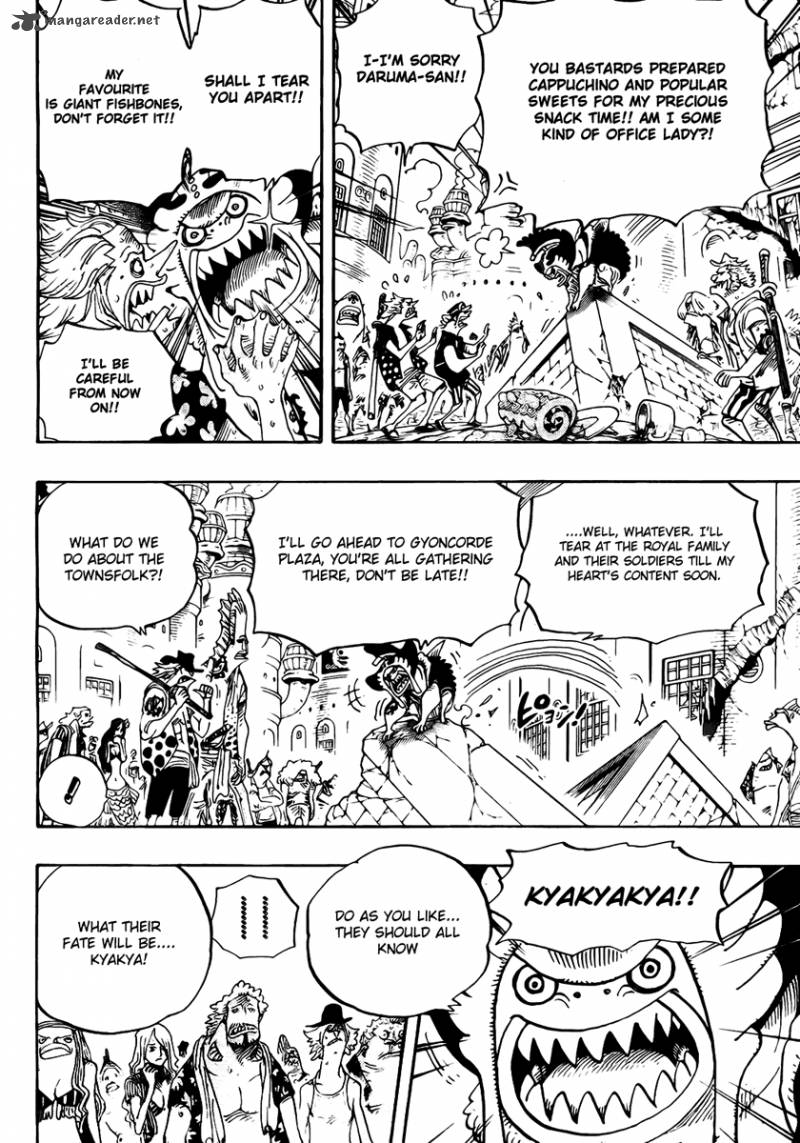 One Piece Chapter 629 page 15 - Chapter 629: Former Warlord in the Way