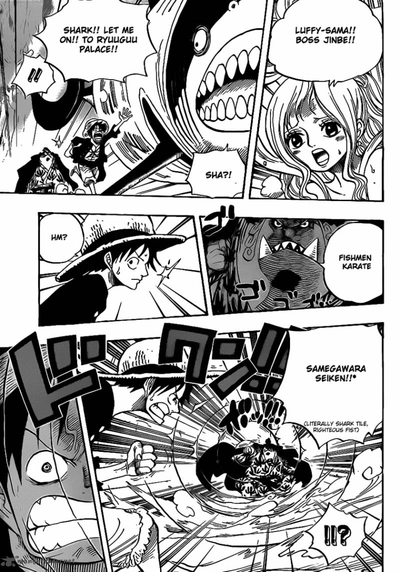 One Piece Chapter 629 page 3 - Chapter 629: Former Warlord in the Way