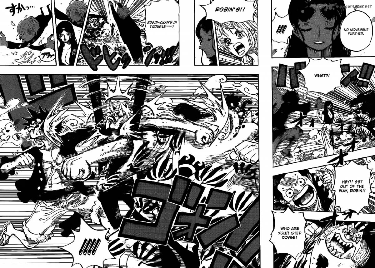 One Piece Chapter 629 page 6 - Chapter 629: Former Warlord in the Way