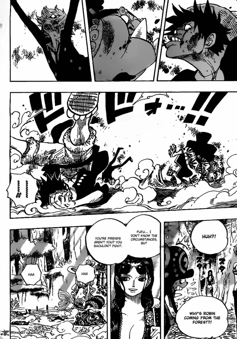 One Piece Chapter 629 page 7 - Chapter 629: Former Warlord in the Way