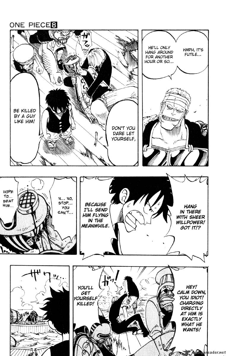 One Piece Chapter 63 page 11 - Chapter 63: I Won't Die