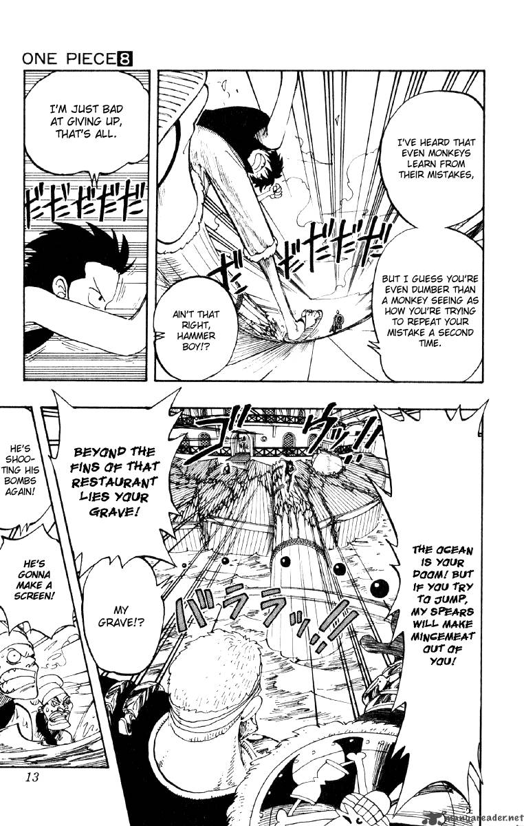 One Piece Chapter 63 page 13 - Chapter 63: I Won't Die