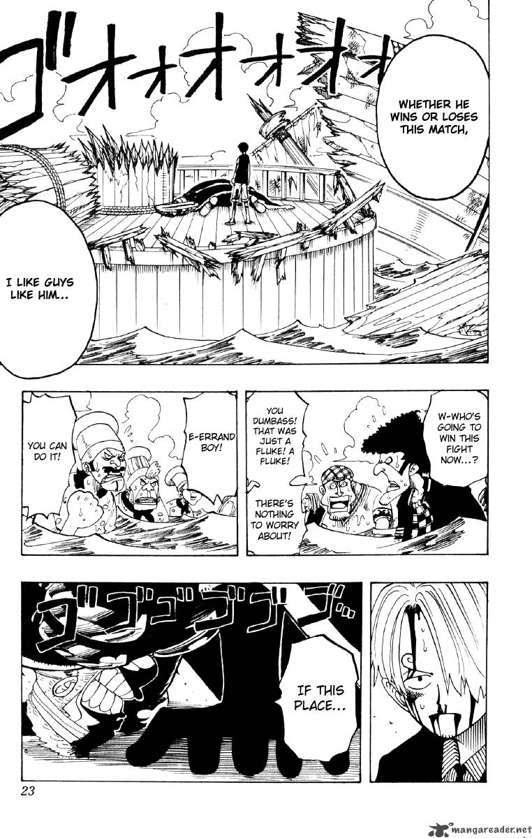 One Piece Chapter 63 page 23 - Chapter 63: I Won't Die