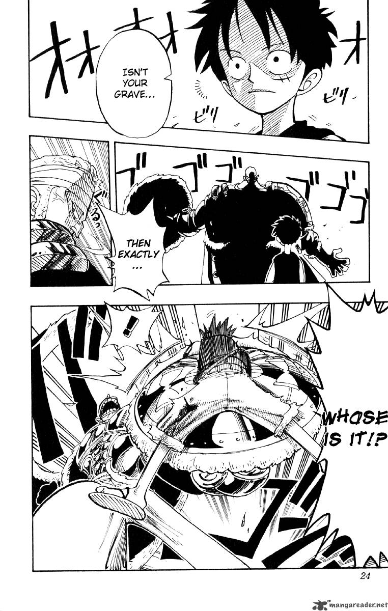 One Piece Chapter 63 page 24 - Chapter 63: I Won't Die