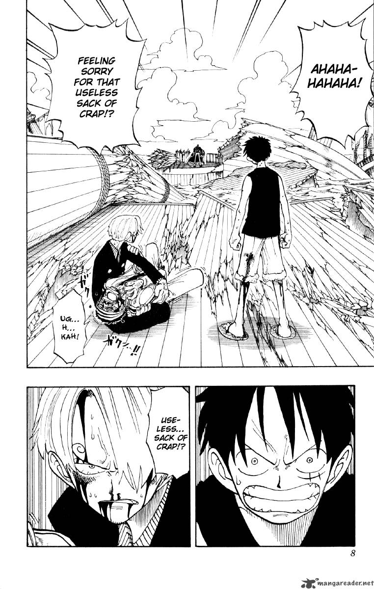 One Piece Chapter 63 page 8 - Chapter 63: I Won't Die