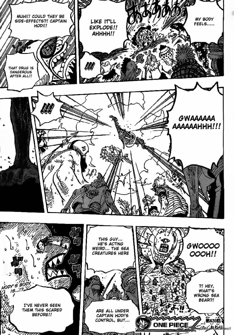 One Piece manga, chapter 630, page 19 of 22