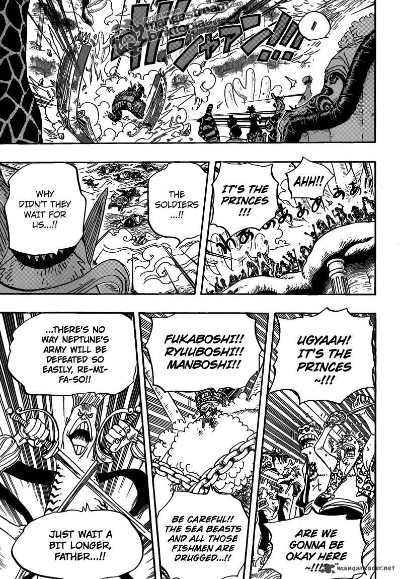 One Piece Chapter 631 page 12 - Chapter 631: Gyoncorde Plaza
