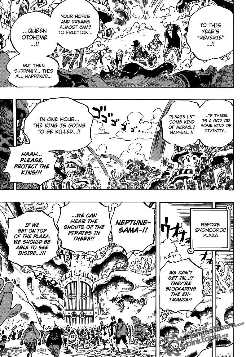 One Piece Chapter 631 page 5 - Chapter 631: Gyoncorde Plaza