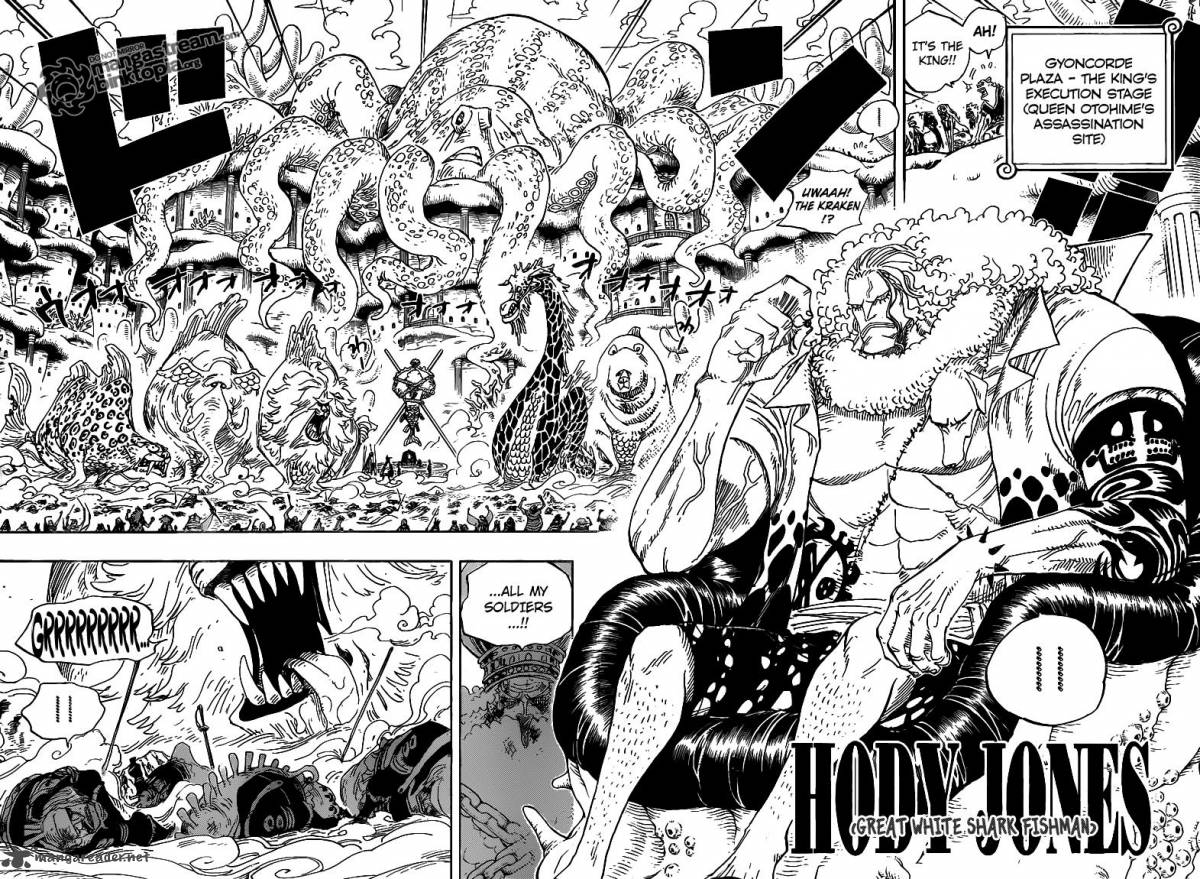 One Piece Chapter 631 page 6 - Chapter 631: Gyoncorde Plaza