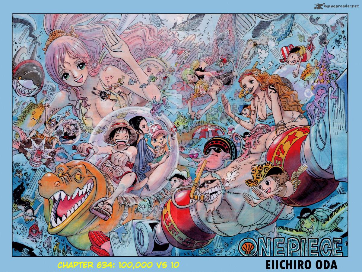 One Piece Chapter 634 page 1 - Chapter 634: 100,000 vs. 10