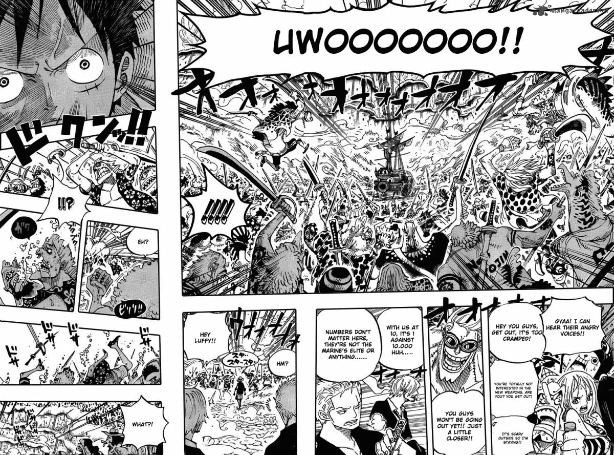 One Piece Chapter 634 page 12 - Chapter 634: 100,000 vs. 10