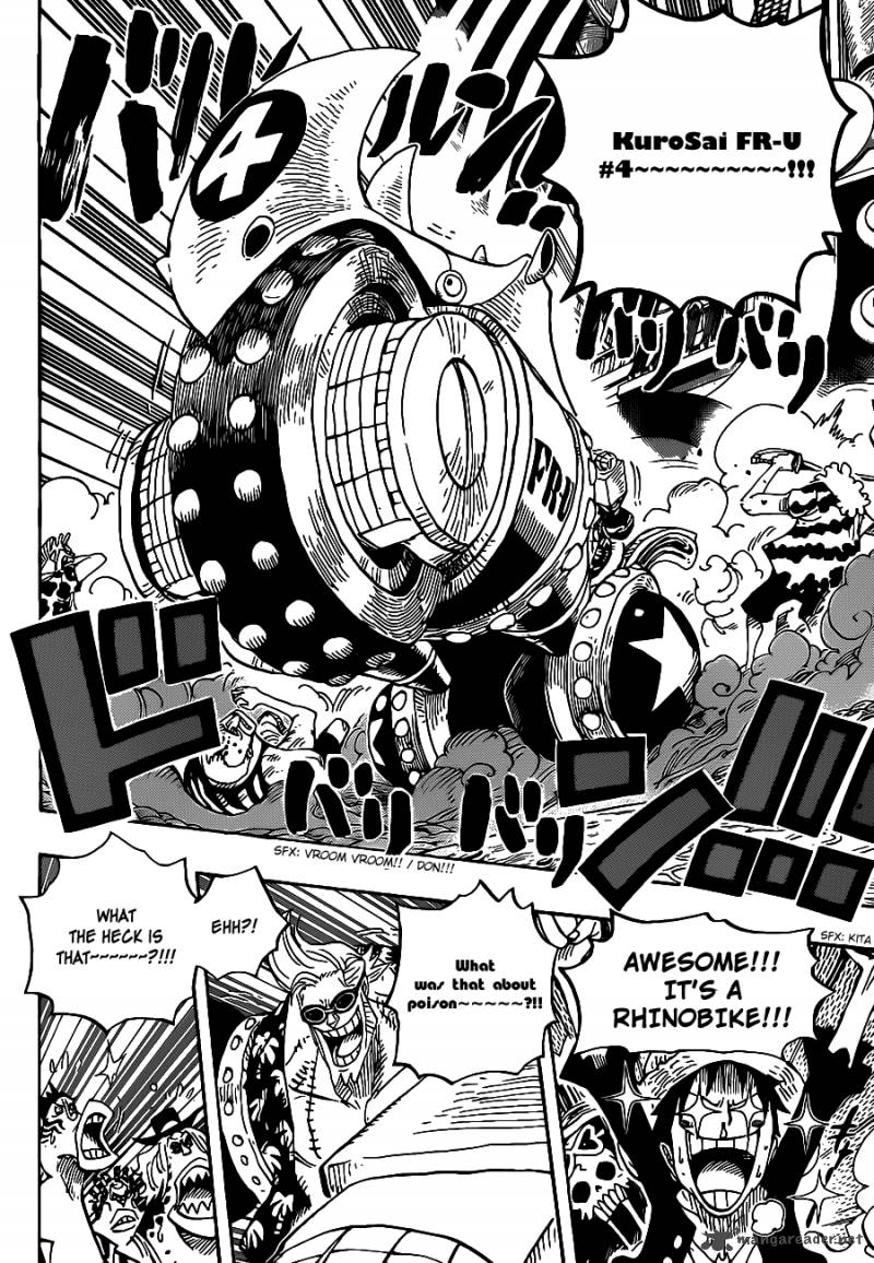 One Piece Chapter 635 page 13 - Chapter 635: So Scared I Ran Up to the Sky