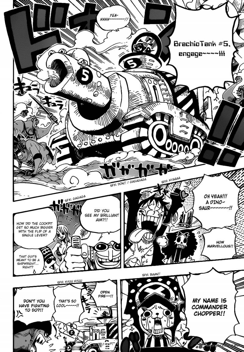 One Piece Chapter 635 page 15 - Chapter 635: So Scared I Ran Up to the Sky