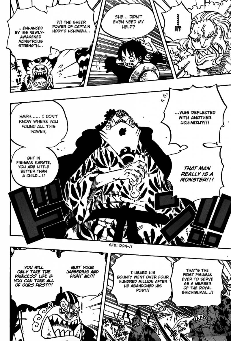 One Piece Chapter 635 page 3 - Chapter 635: So Scared I Ran Up to the Sky