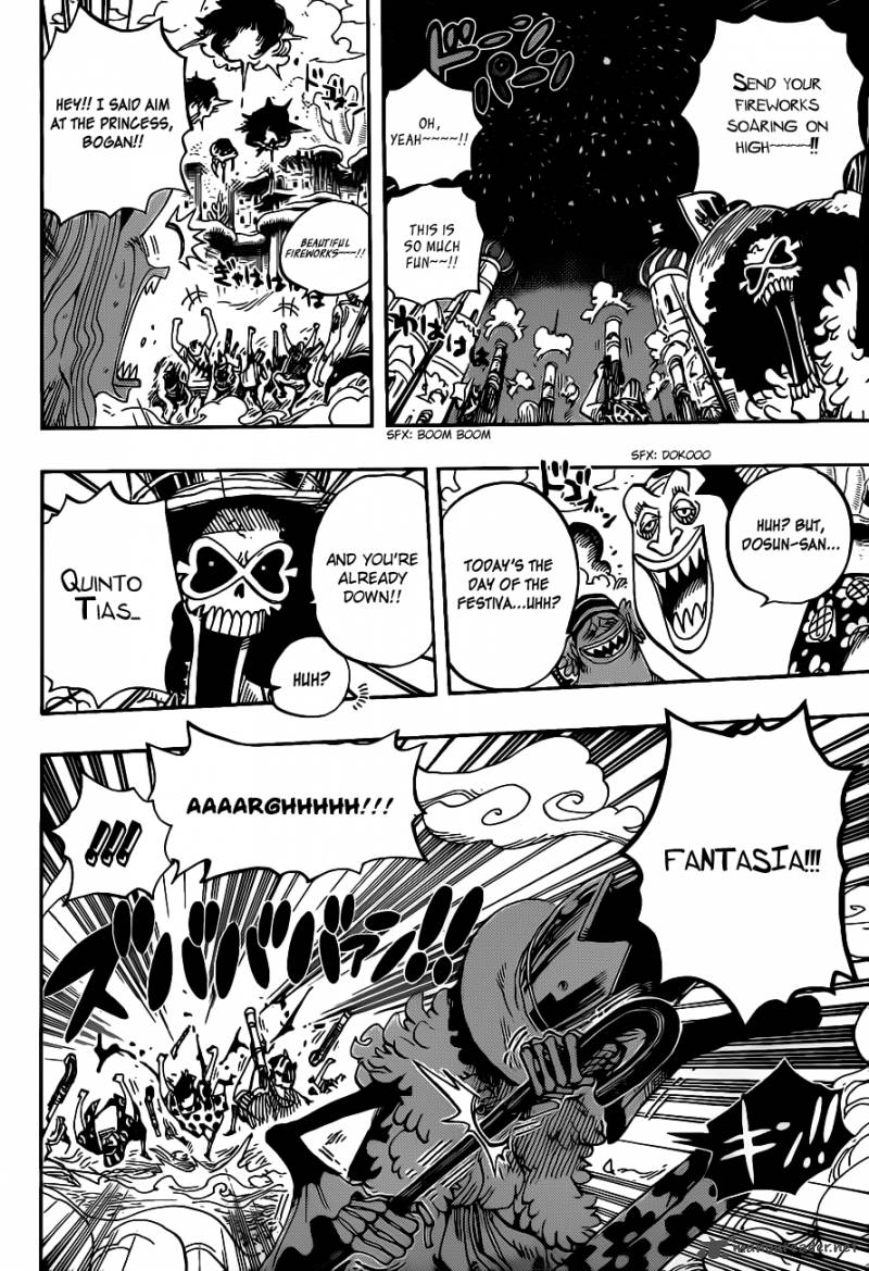 One Piece Chapter 635 page 5 - Chapter 635: So Scared I Ran Up to the Sky