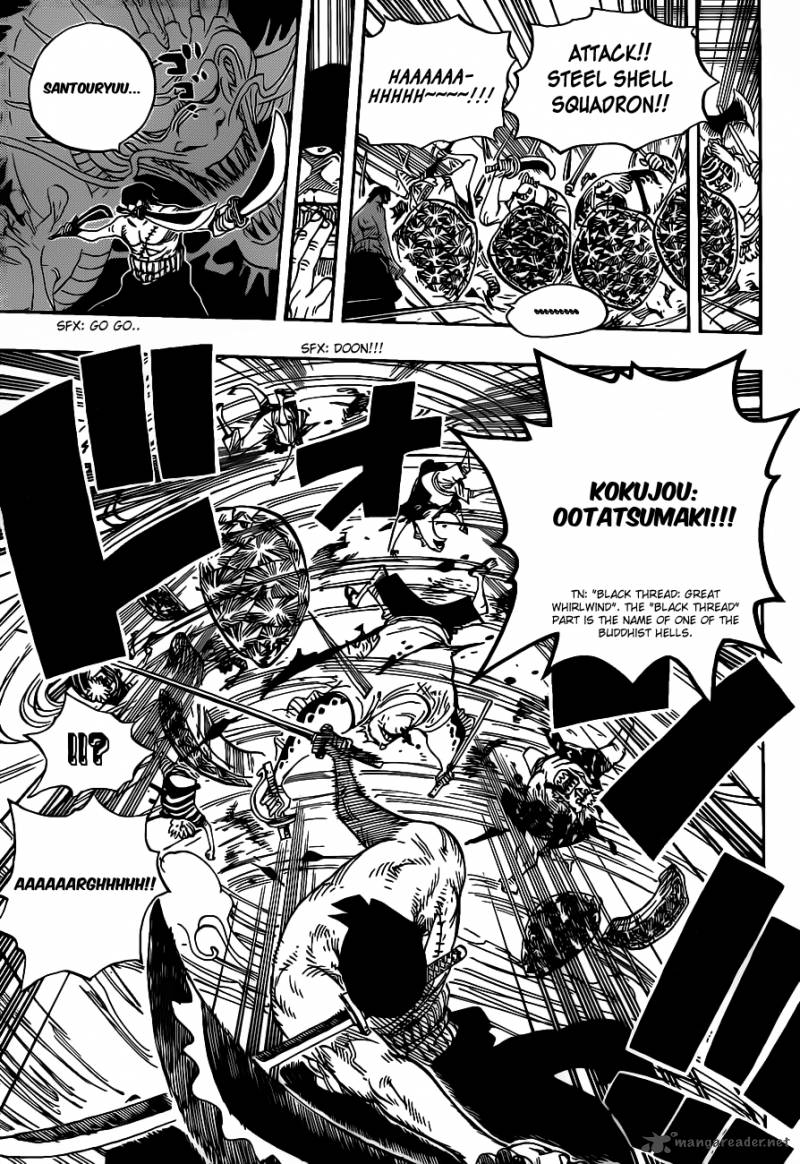 One Piece Chapter 635 page 6 - Chapter 635: So Scared I Ran Up to the Sky