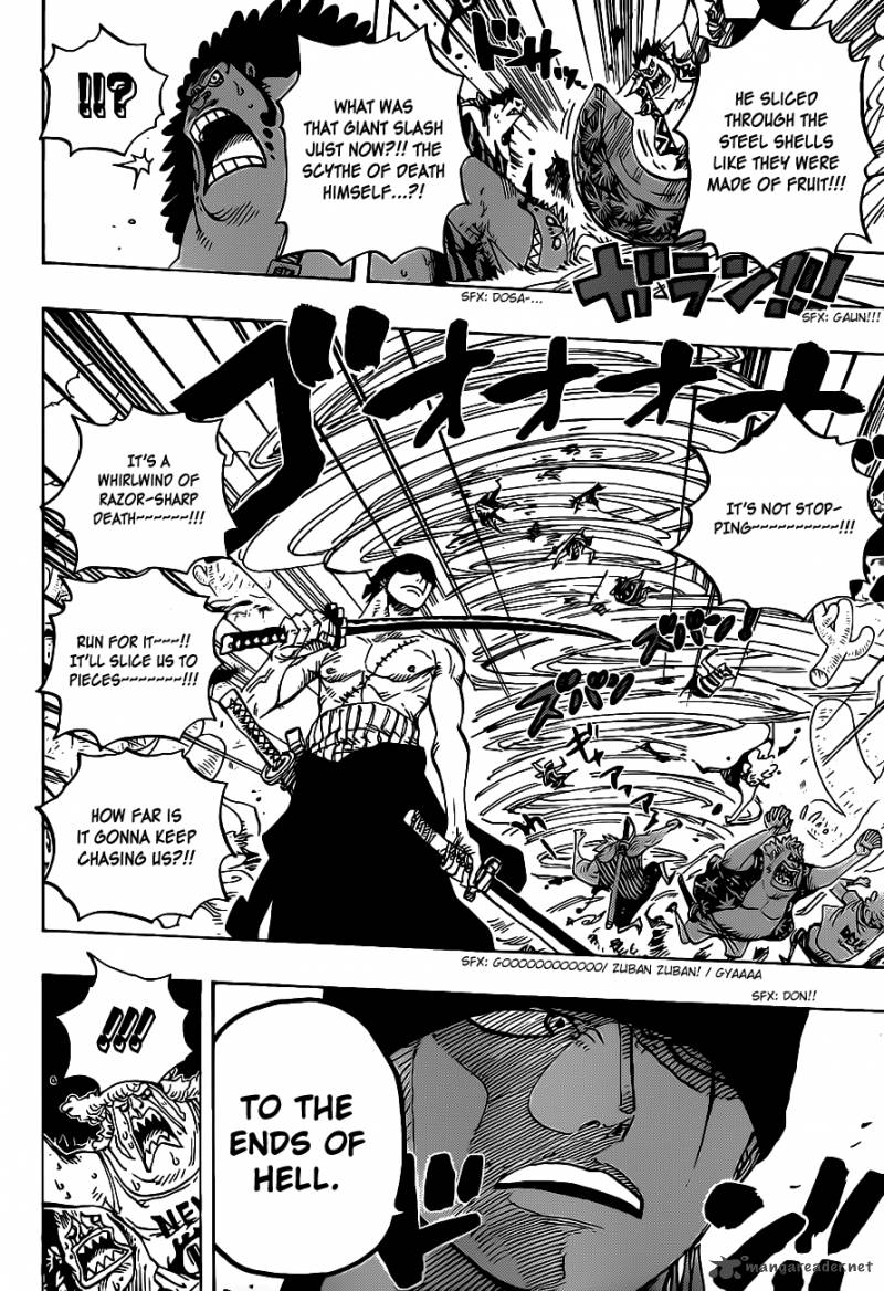 One Piece Chapter 635 page 7 - Chapter 635: So Scared I Ran Up to the Sky