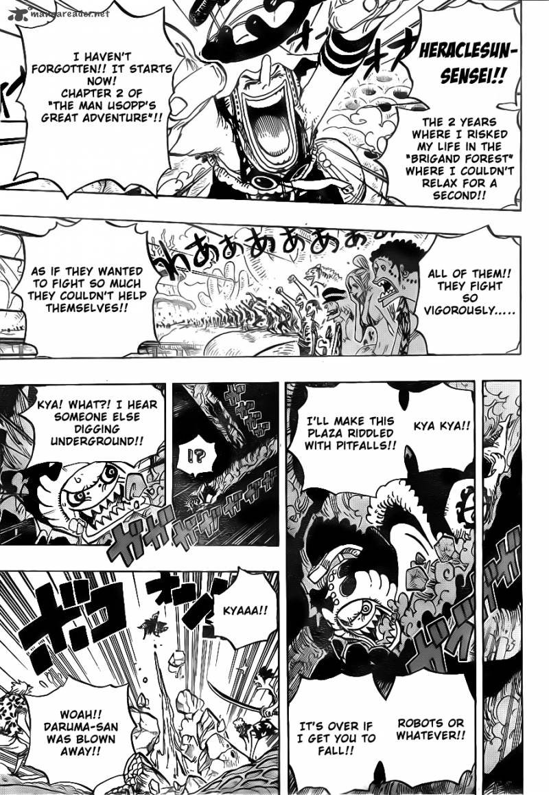 One Piece Chapter 636 page 10 - Chapter 636: General from Futureland