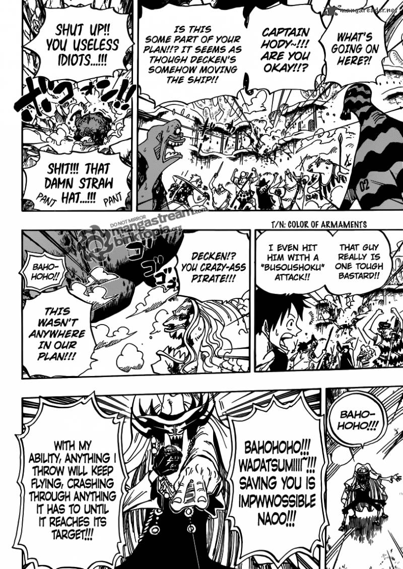 One Piece Chapter 637 page 12 - Chapter 637: The Ancient Ark