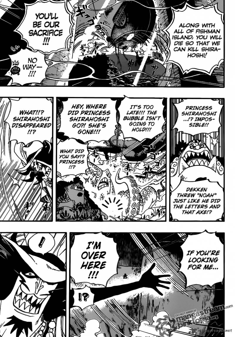 One Piece Chapter 637 page 13 - Chapter 637: The Ancient Ark