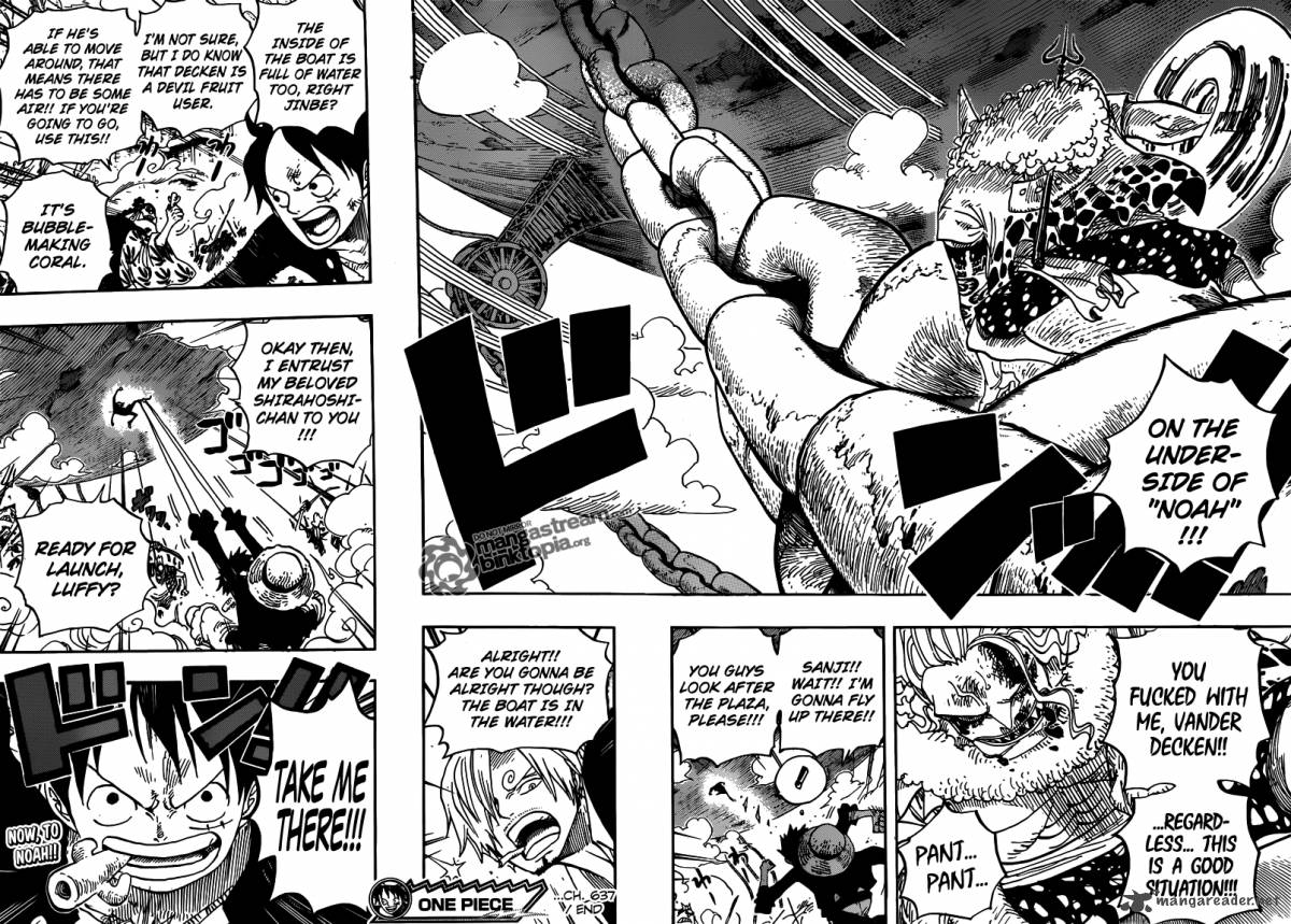 One Piece Chapter 637 page 17 - Chapter 637: The Ancient Ark
