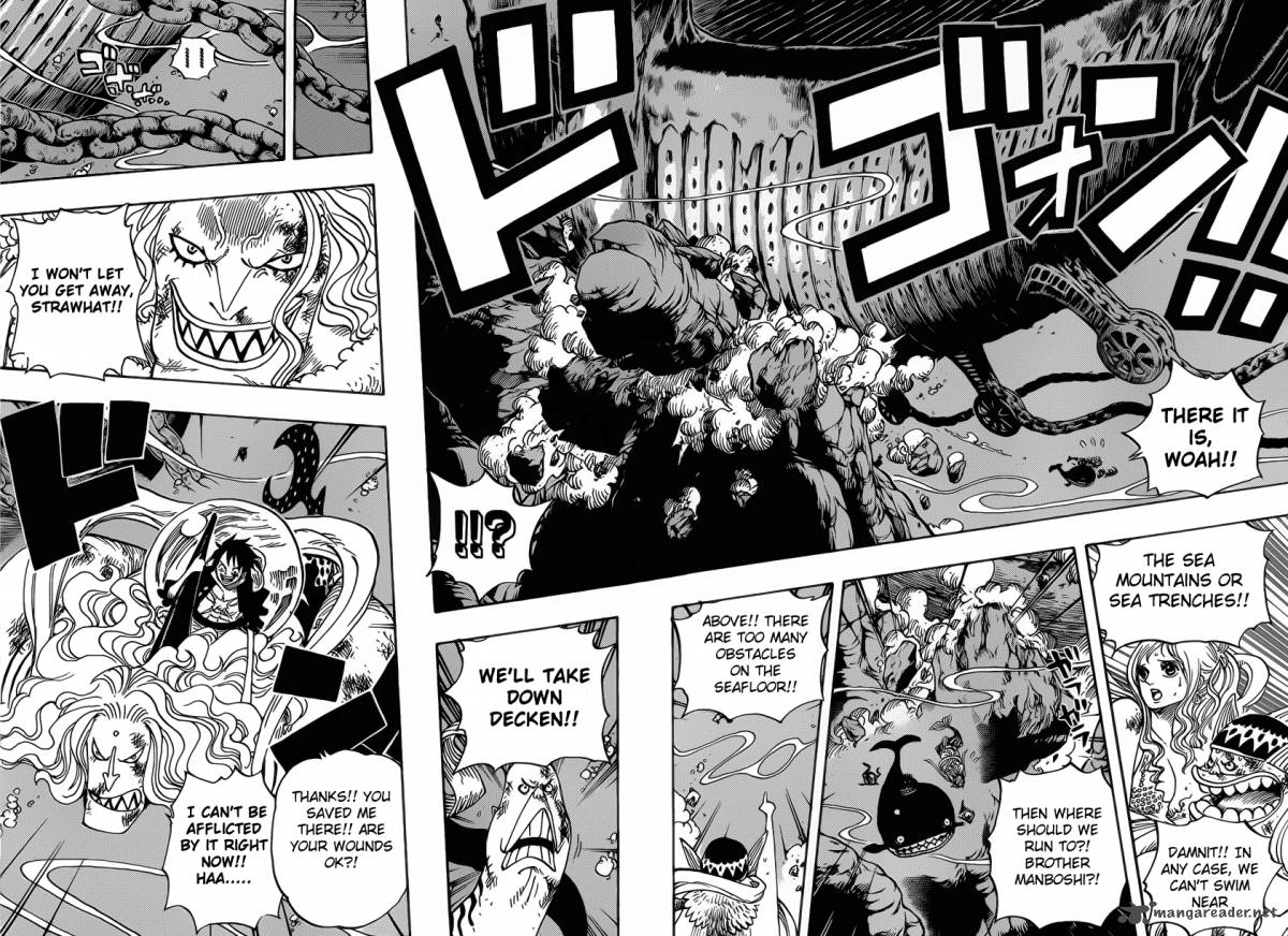 One Piece Chapter 638 page 14 - Chapter 638: Escape-Hoshi