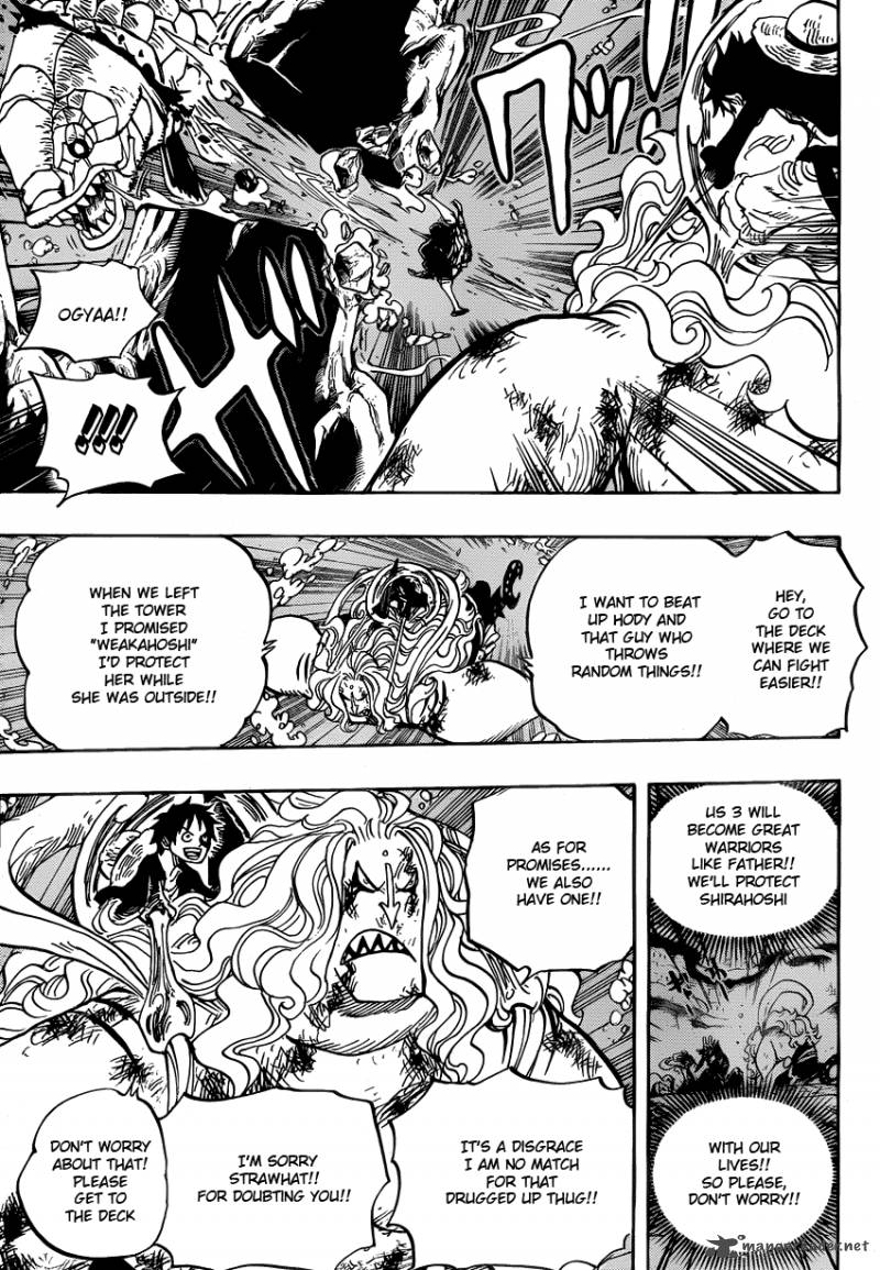 One Piece Chapter 638 page 16 - Chapter 638: Escape-Hoshi