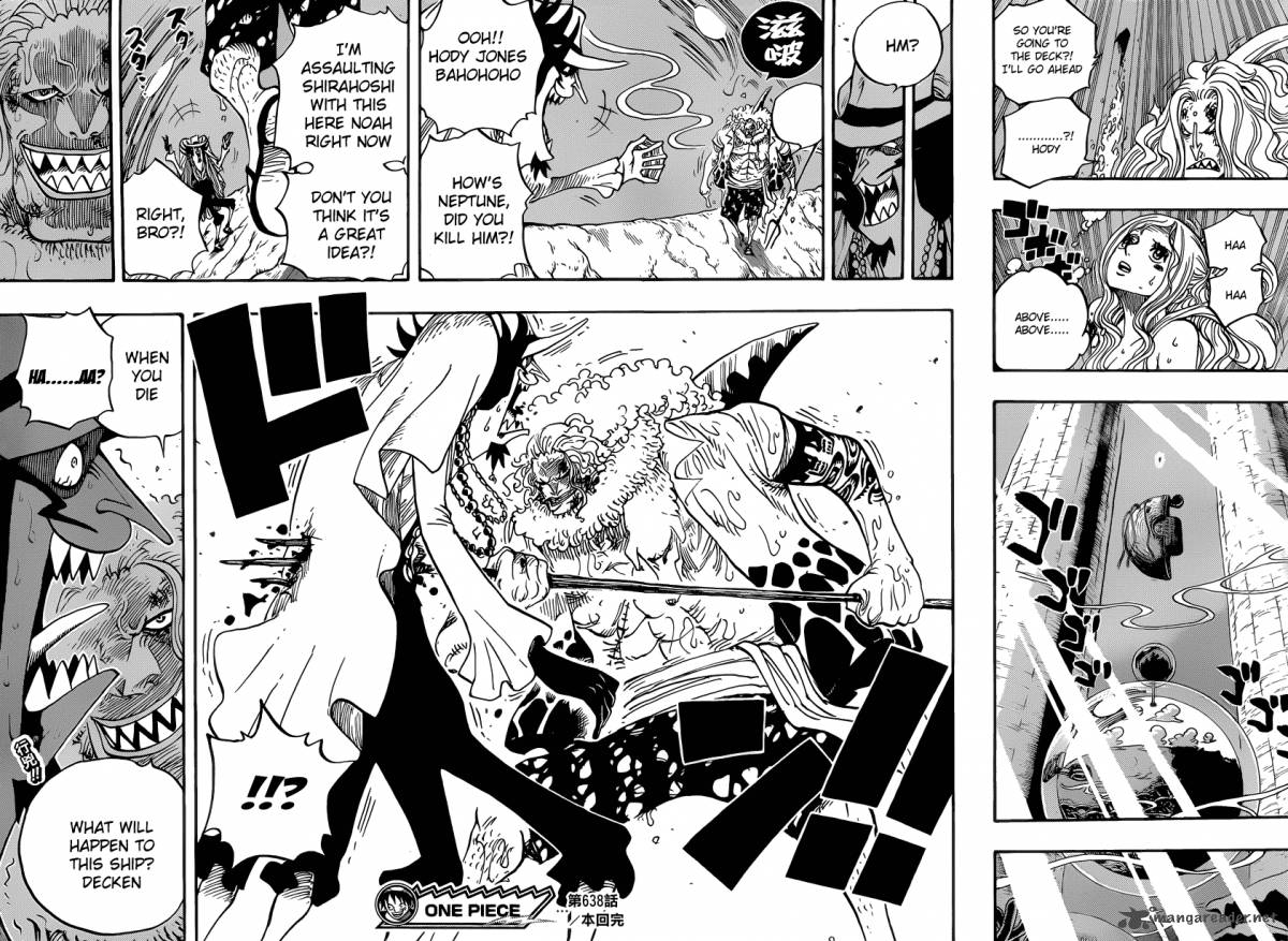 One Piece Chapter 638 page 17 - Chapter 638: Escape-Hoshi
