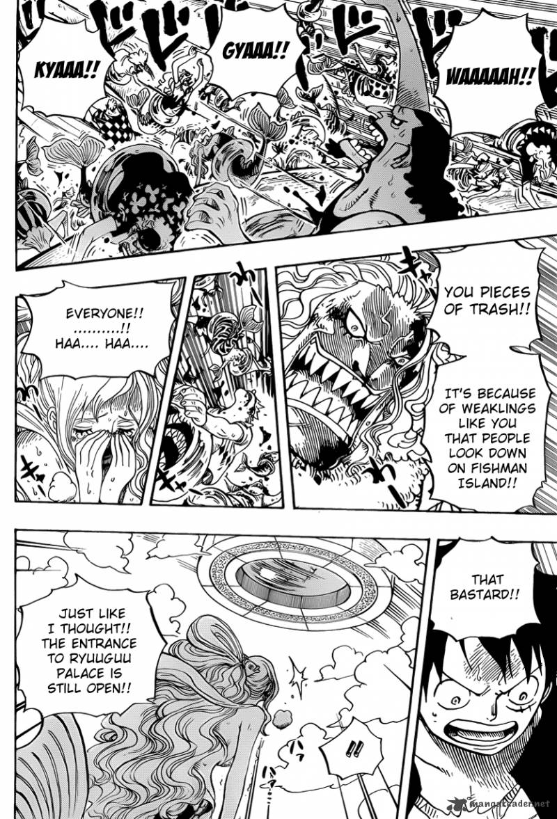 One Piece Chapter 638 page 8 - Chapter 638: Escape-Hoshi