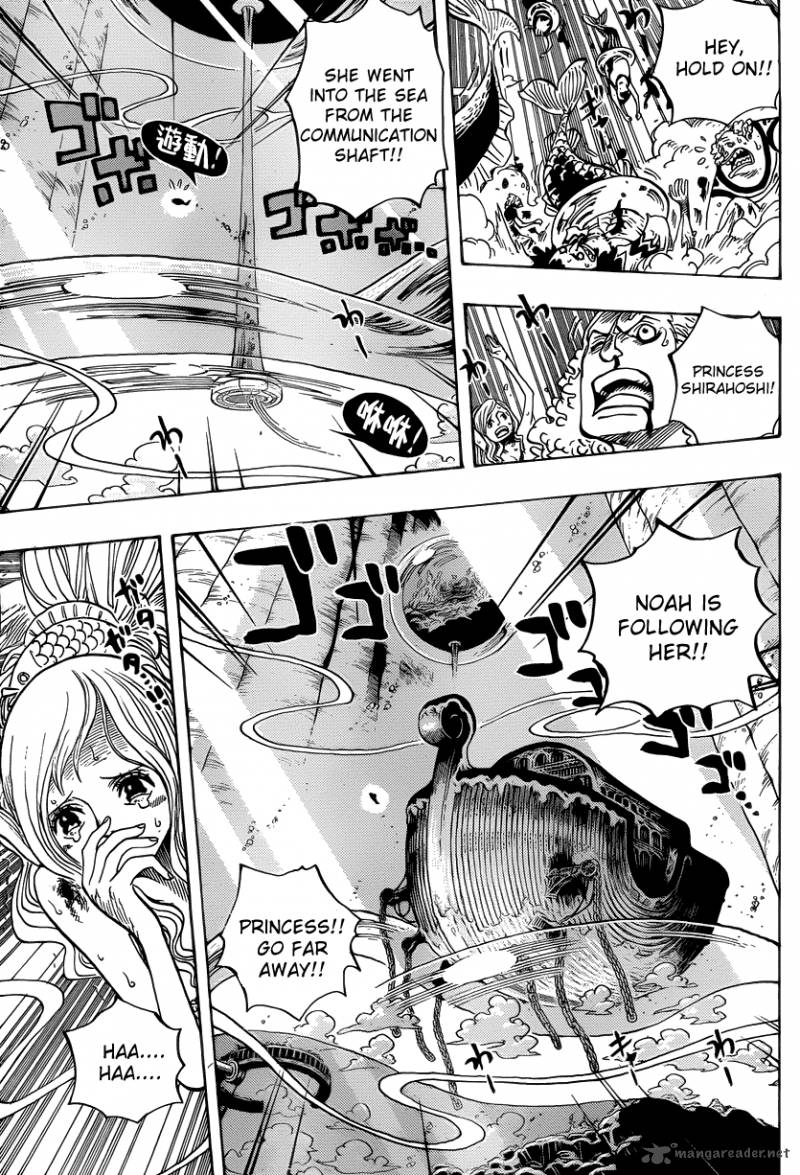 One Piece Chapter 638 page 9 - Chapter 638: Escape-Hoshi