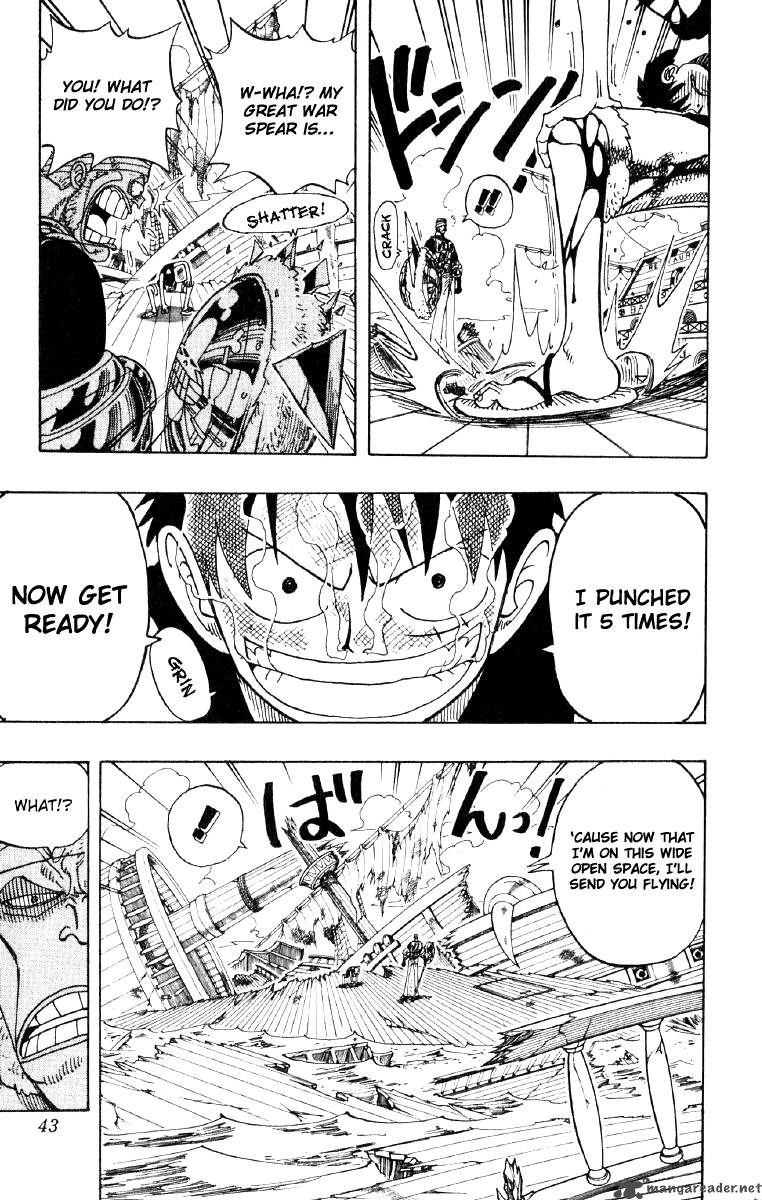 One Piece Chapter 64 page 18 - Chapter 64: The Mighty Battle Spear