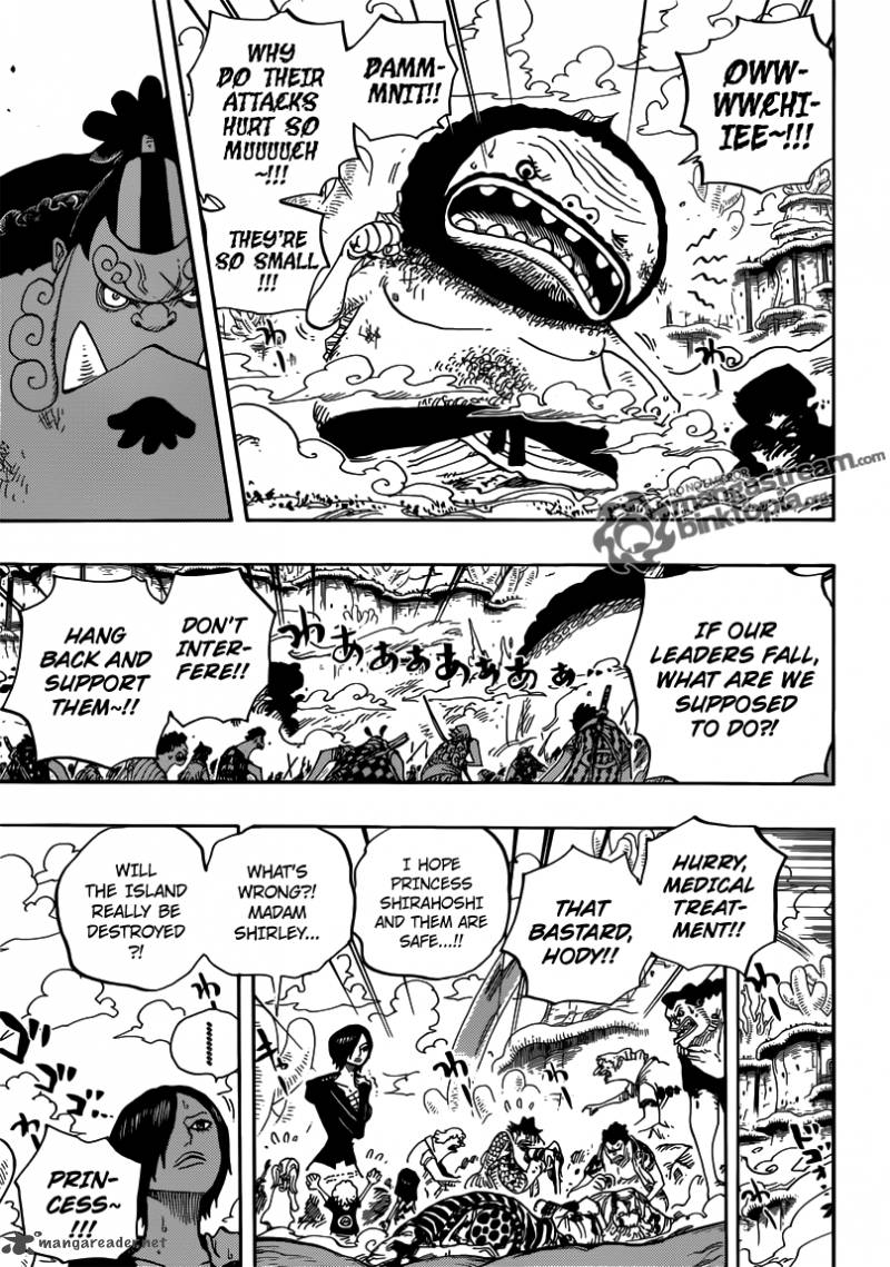 One Piece Chapter 640 page 12 - Chapter 640: Above Fish-Man Island