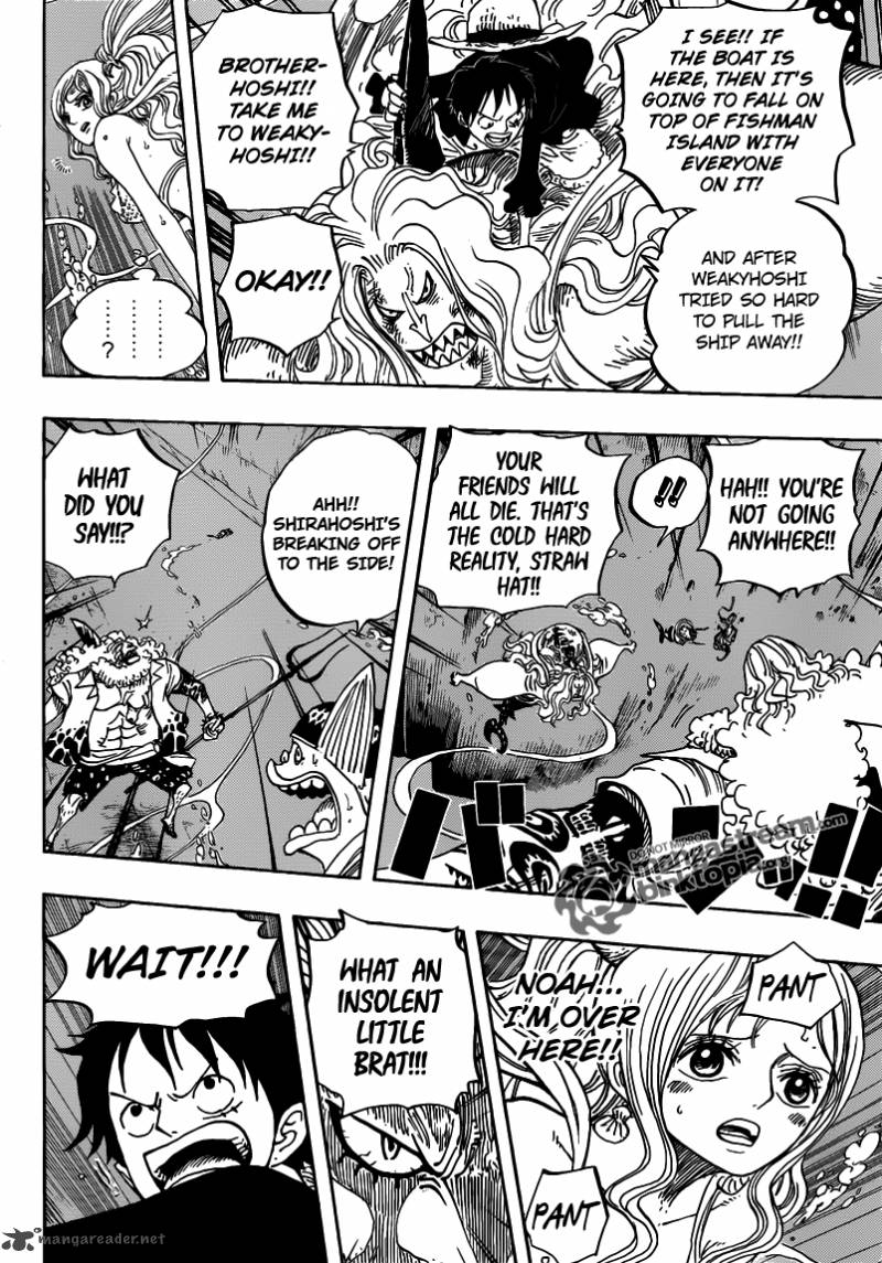 One Piece Chapter 640 page 15 - Chapter 640: Above Fish-Man Island