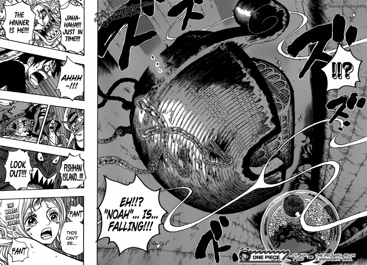 One Piece Chapter 640 page 17 - Chapter 640: Above Fish-Man Island