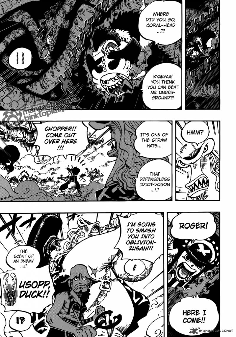 One Piece Chapter 640 page 9 - Chapter 640: Above Fish-Man Island