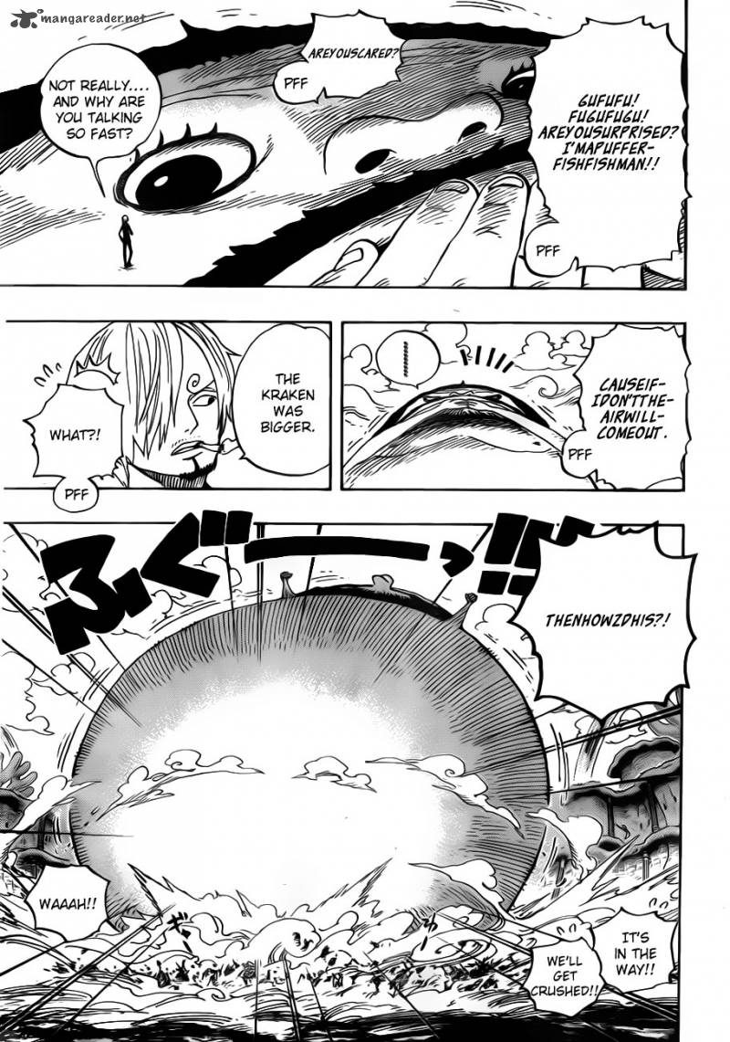 One Piece Chapter 642 page 13 - Chapter 642: Lost All Face