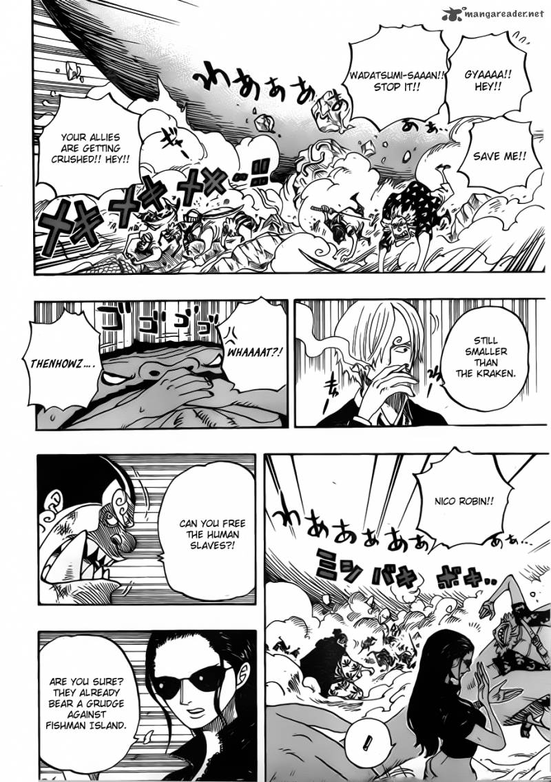 One Piece Chapter 642 page 14 - Chapter 642: Lost All Face