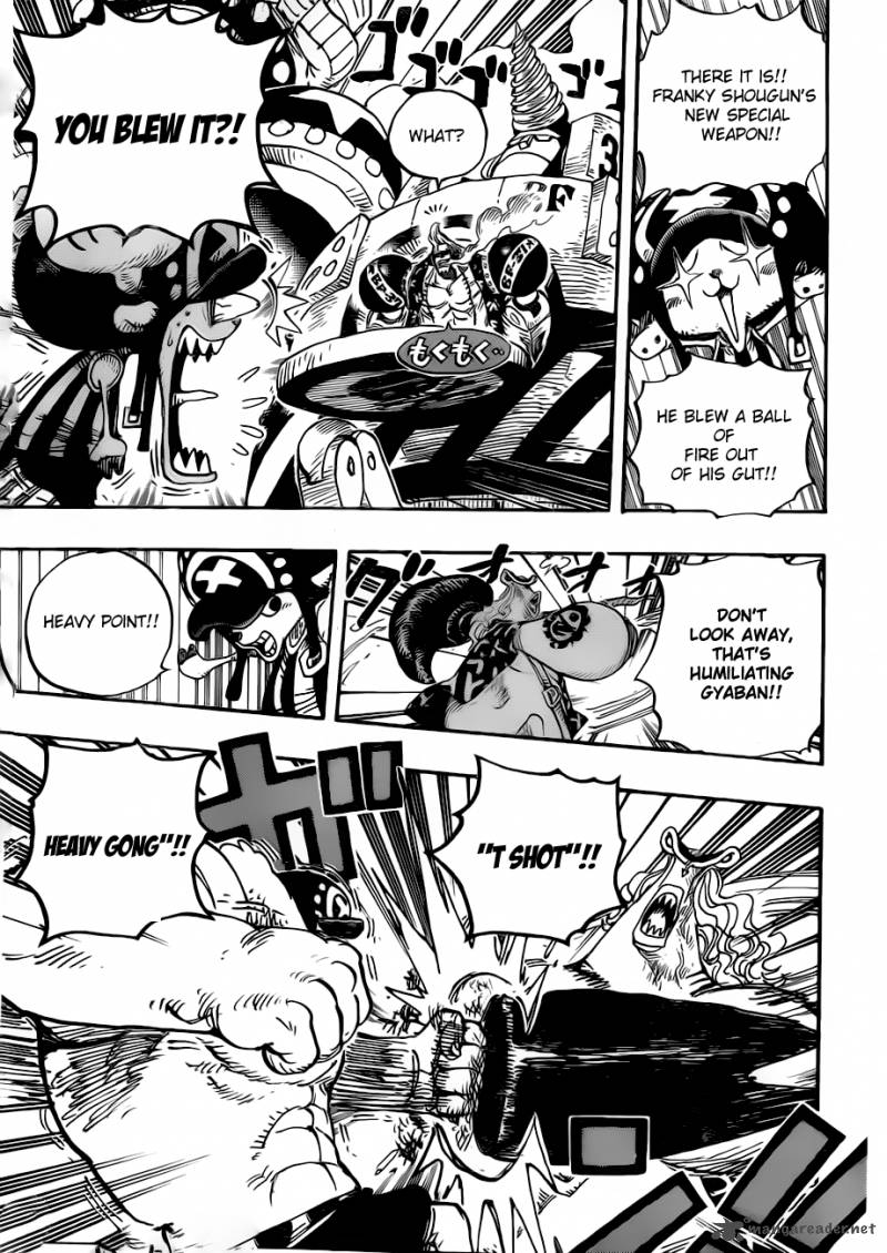 One Piece Chapter 642 page 17 - Chapter 642: Lost All Face
