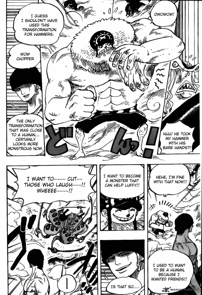 One Piece Chapter 642 page 18 - Chapter 642: Lost All Face