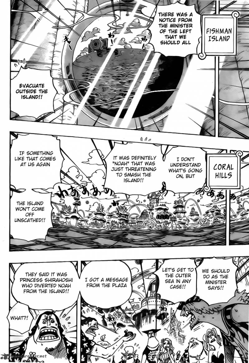One Piece Chapter 642 page 4 - Chapter 642: Lost All Face