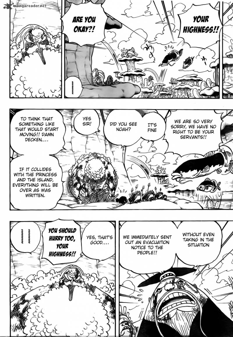 One Piece Chapter 642 page 6 - Chapter 642: Lost All Face