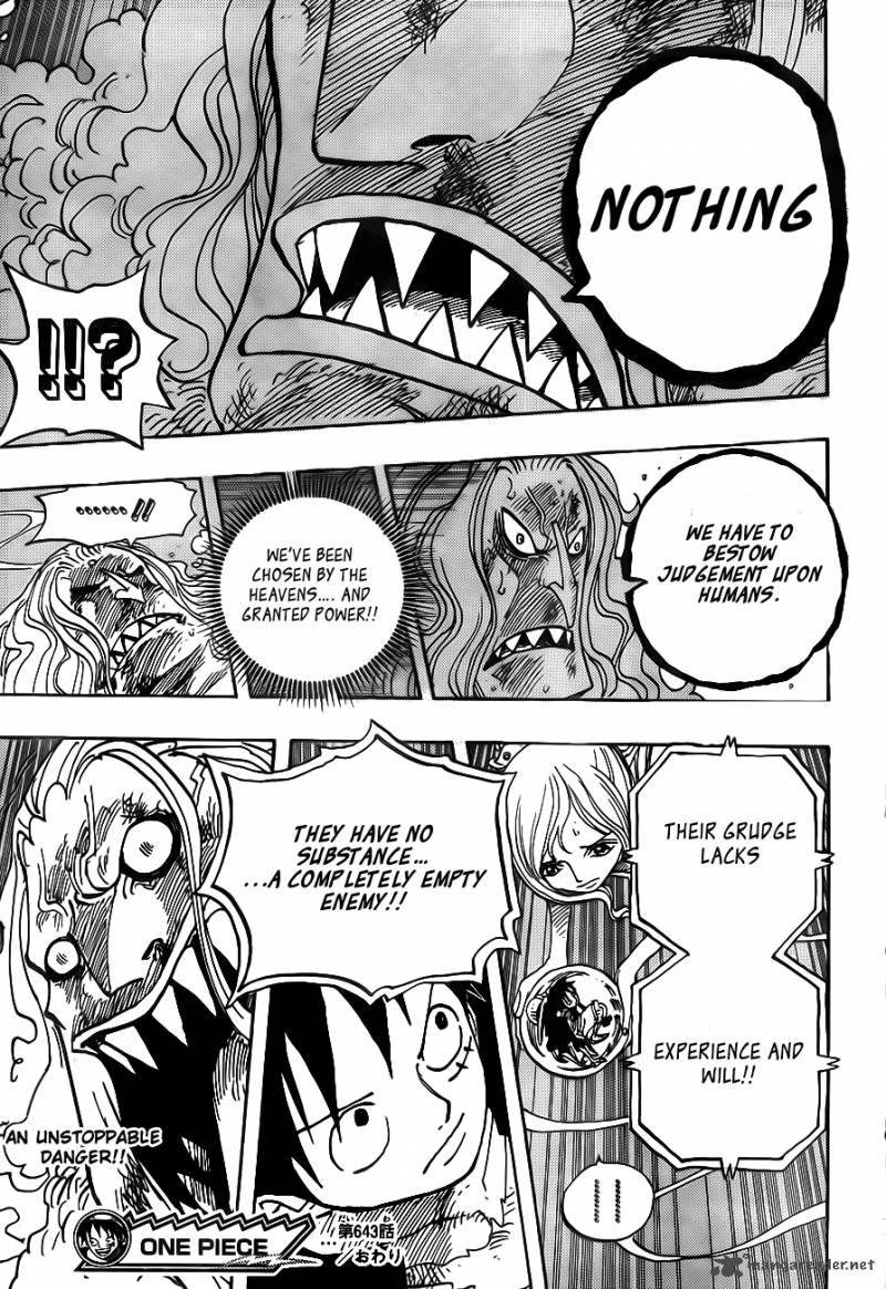 One Piece Chapter 643 page 19 - Chapter 643: Phantom