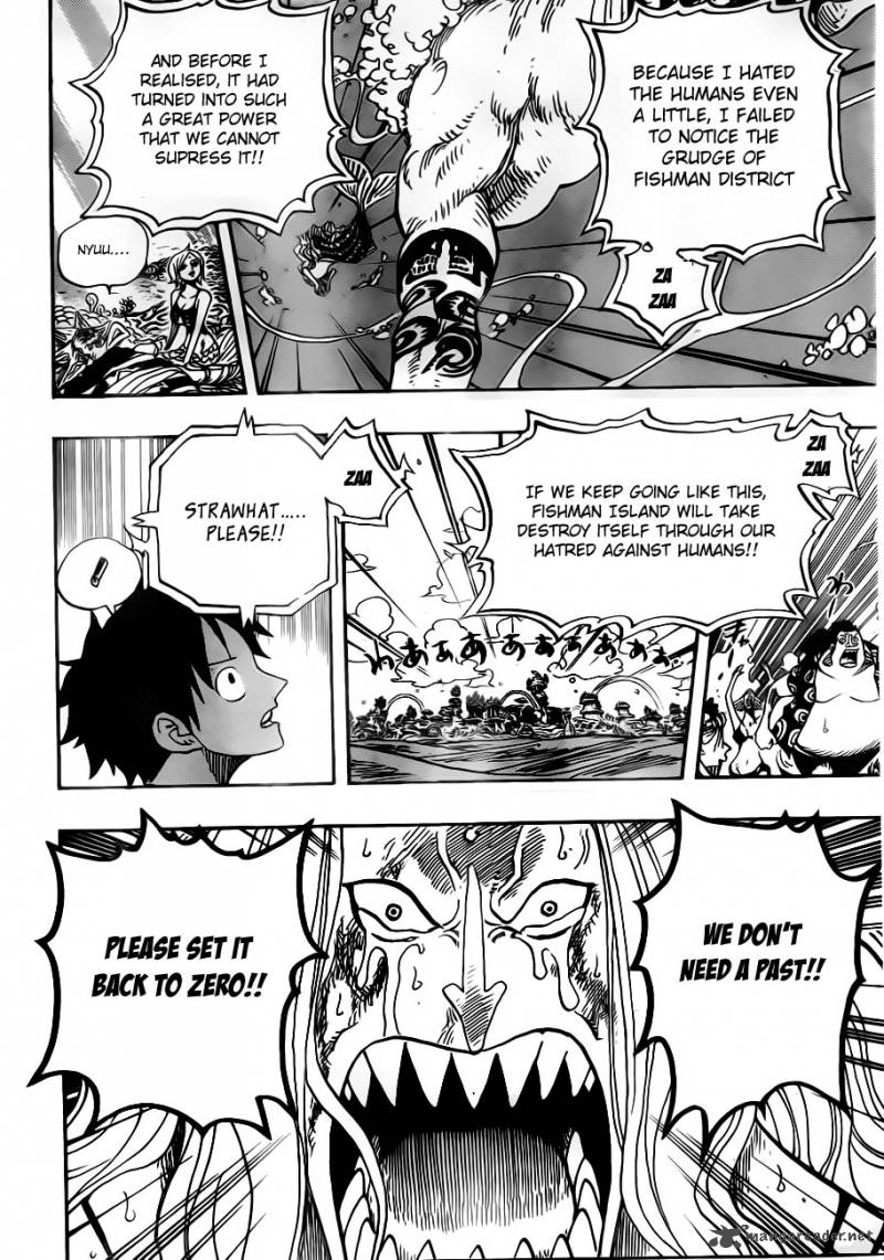 One Piece Chapter 644 page 14 - Chapter 644: To Zero