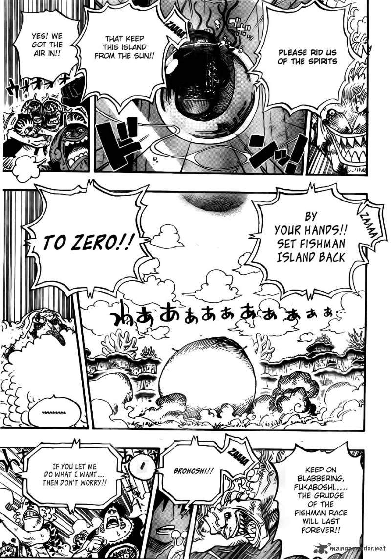 One Piece Chapter 644 page 15 - Chapter 644: To Zero