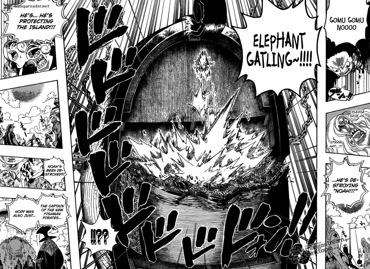 One Piece manga, chapter 645, page 12 of 23