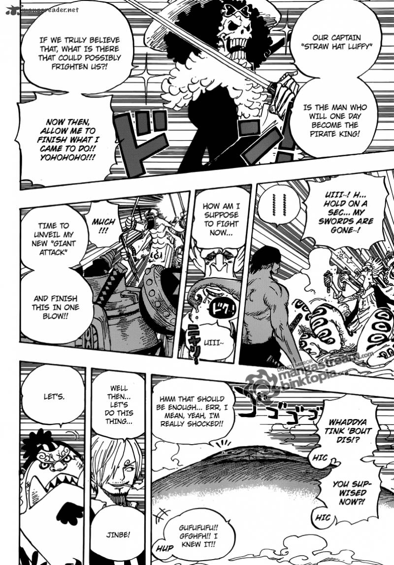 One Piece manga, chapter 645, page 17 of 23