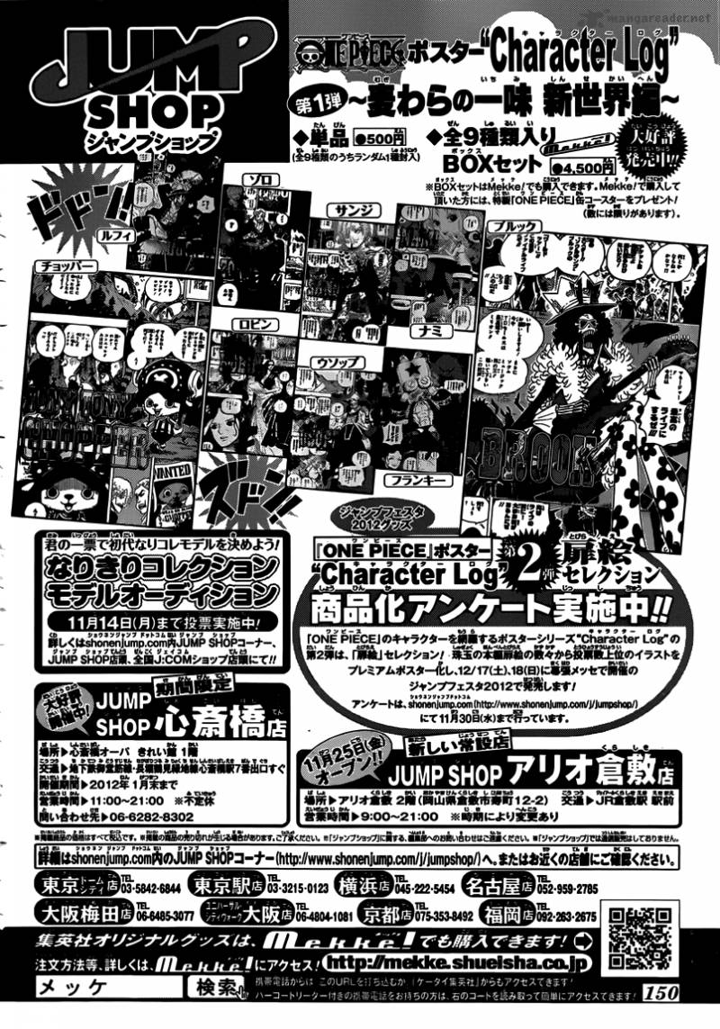 One Piece manga, chapter 645, page 20 of 23