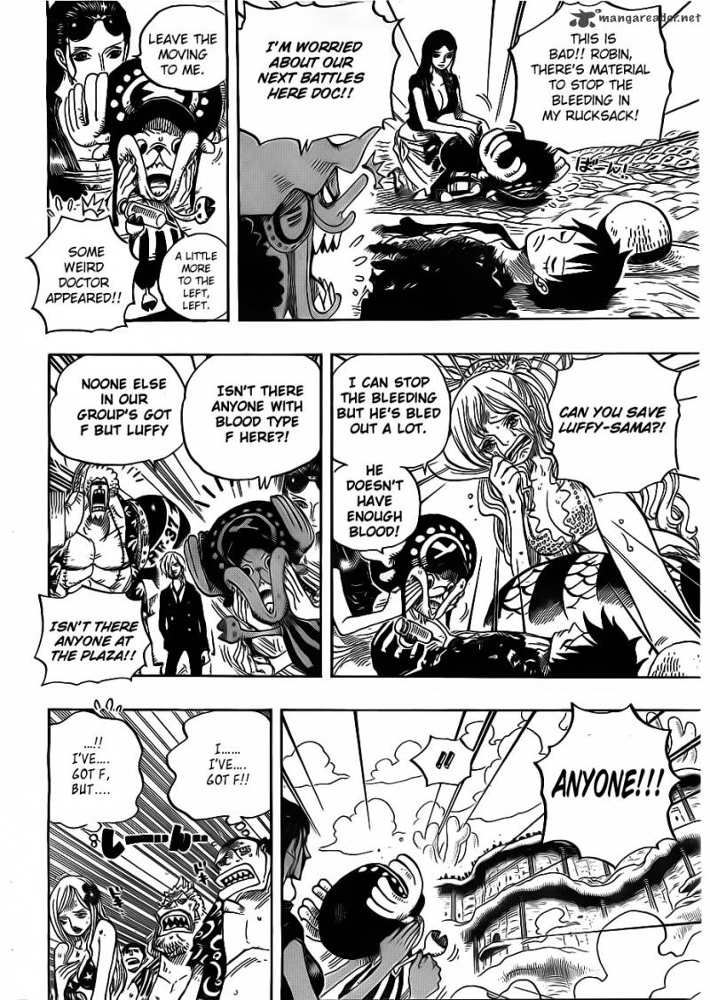 One Piece Chapter 648 page 14 - Chapter 648: The Road Toward the Sun