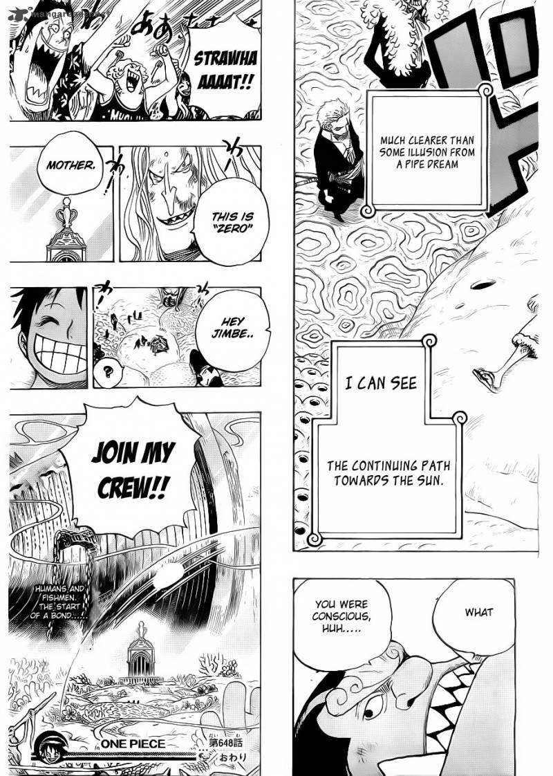 One Piece Chapter 648 page 19 - Chapter 648: The Road Toward the Sun